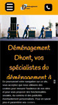 Mobile Screenshot of dhont-demenagement.fr